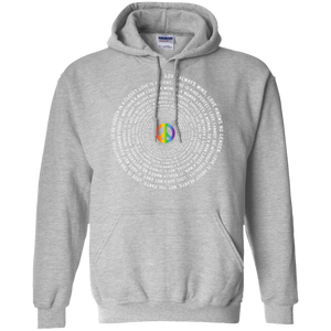 "Pride Month Peace" Special unisex grey hoodie LGBT Pride Peace symboll unisex hoodie