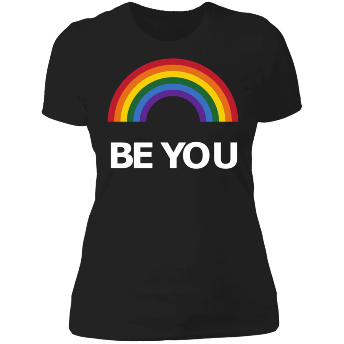 BE YOU Vibrant Rainbow Pride T shirt & Hoodie