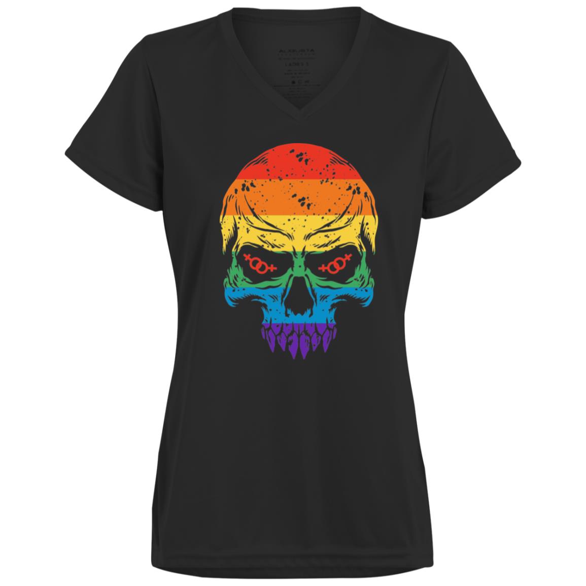 Rainbow Skull Halloween Shirt & Hoodie