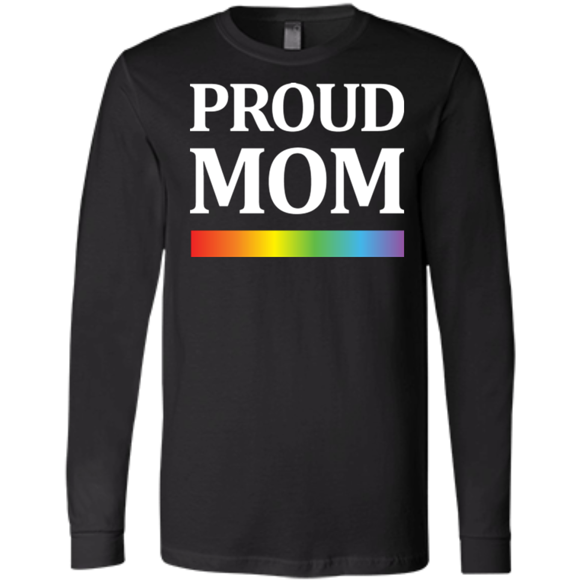 LGBT Pride "Proud Mom" Full Sleeves tshirt for Men