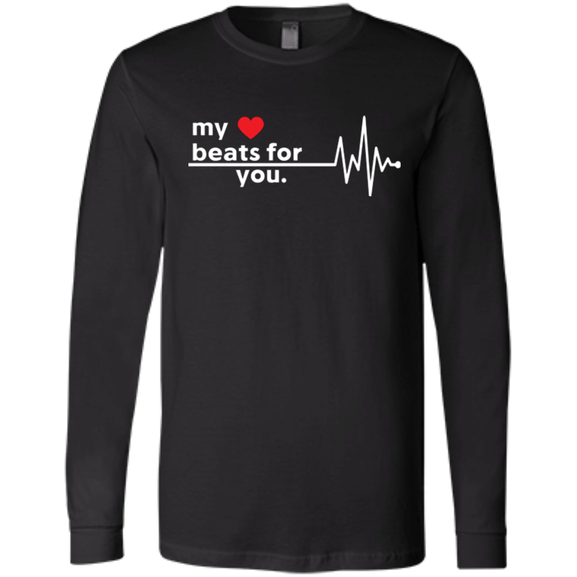 "My Heart Beats For You" Couple Shirt