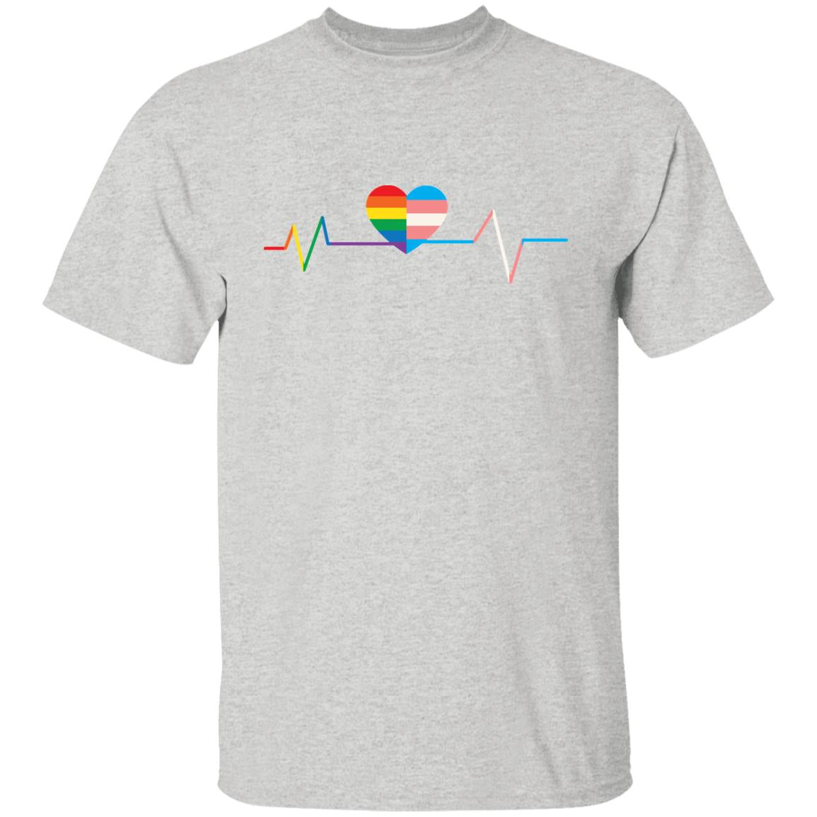 LGBT Pride Heartbeat T Shirt & Hoodie