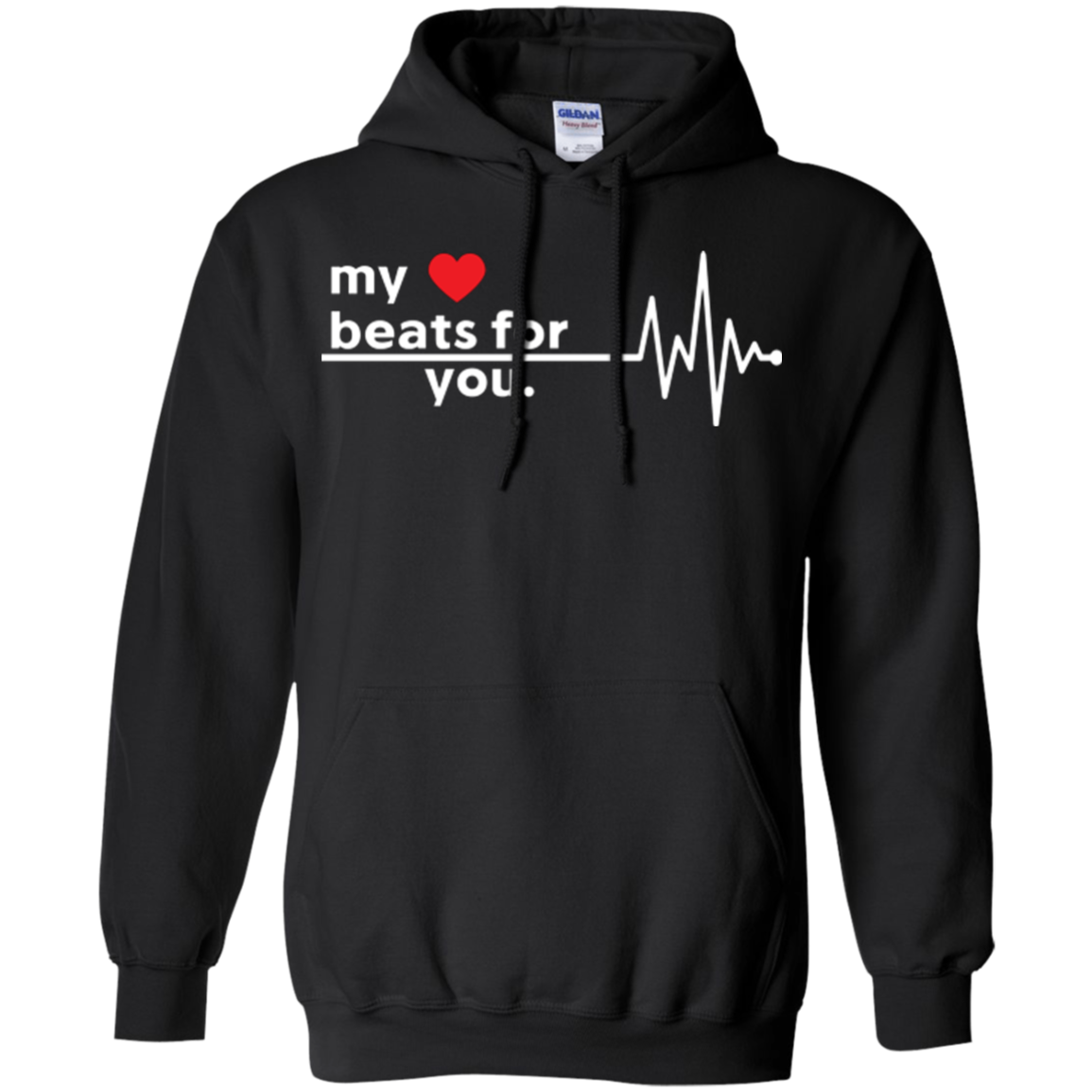 "My Heart Beats For You" Couple Shirt