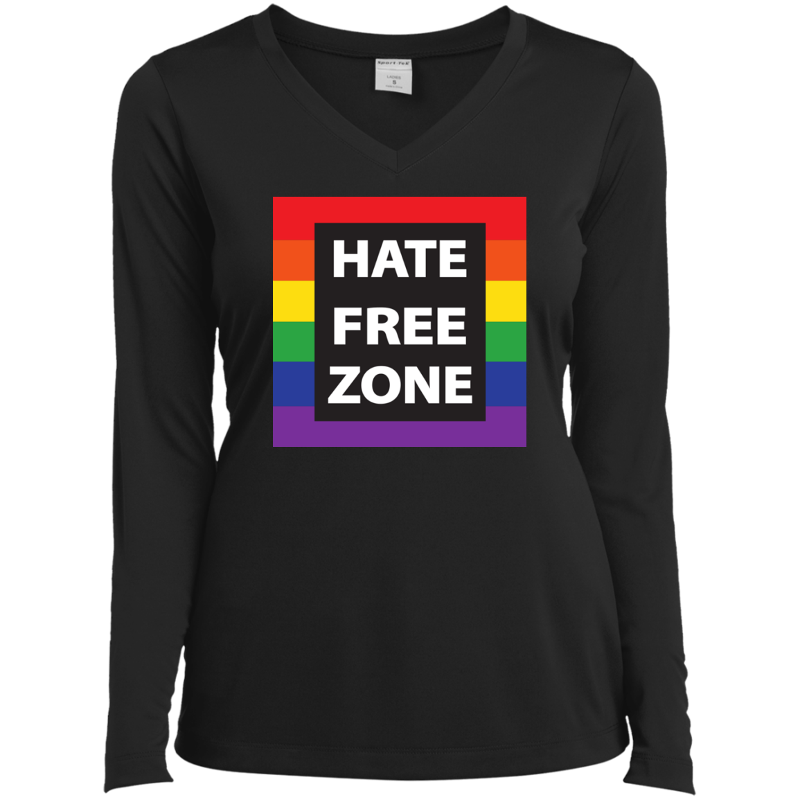 Hate Free Zone Pride T Shirt