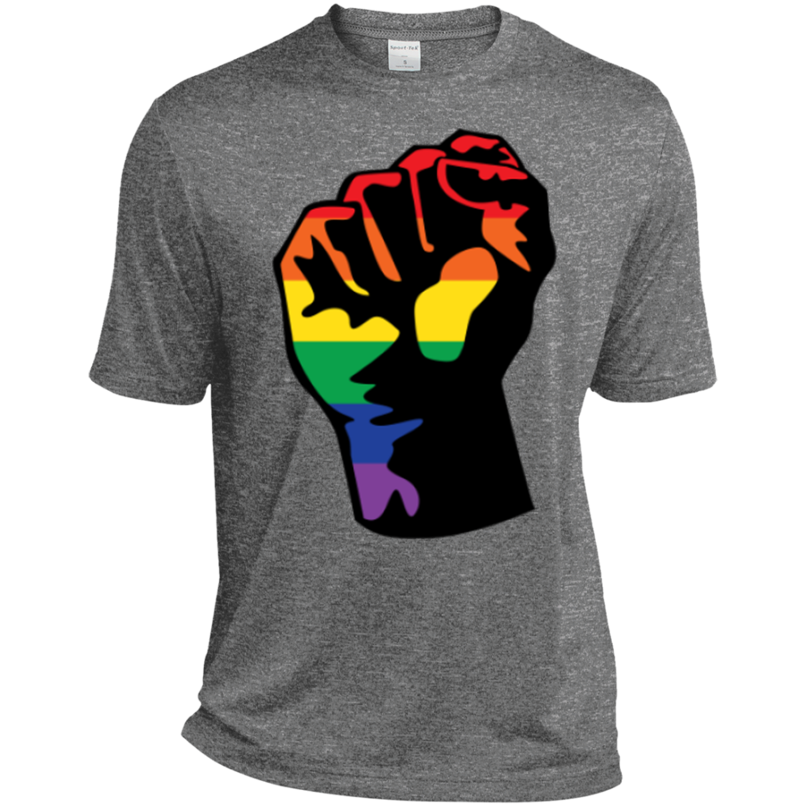 LGBT Pride Unity dark grayT shirt for men