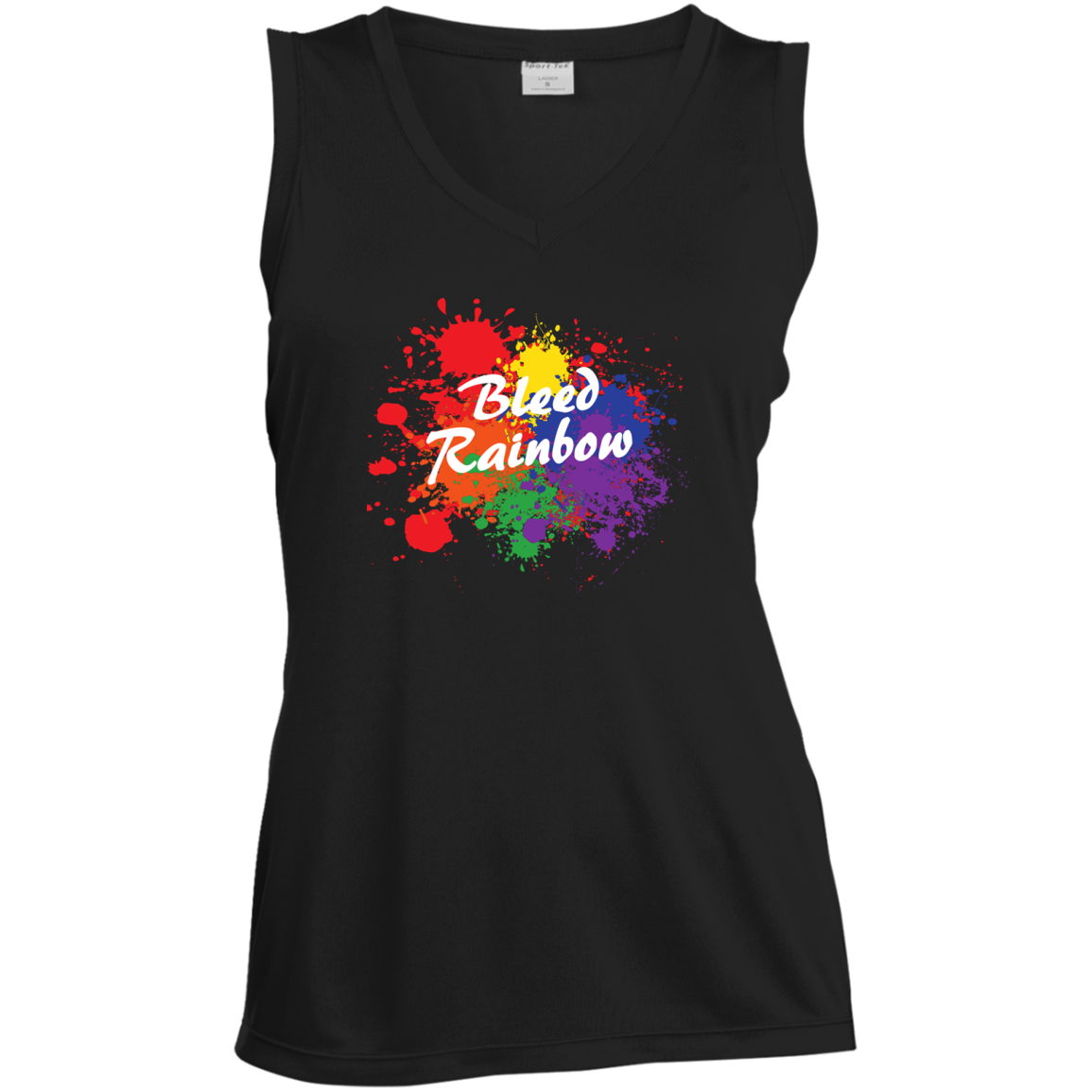 Bleed Rainbow LGBT T Shirt