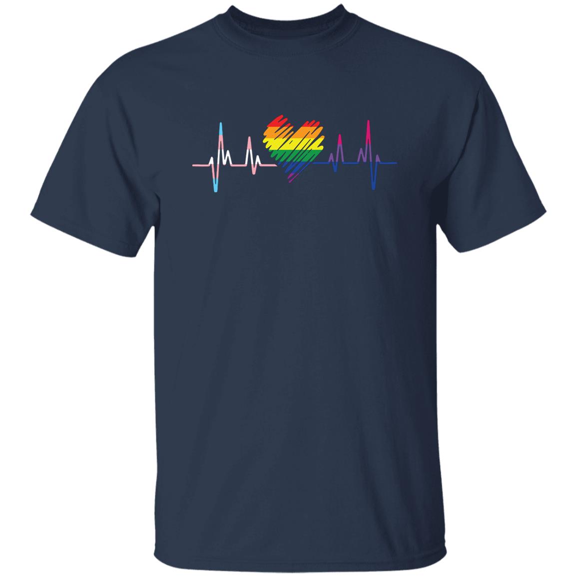 LGBT Pride Heartbeat Shirt & Hoodie