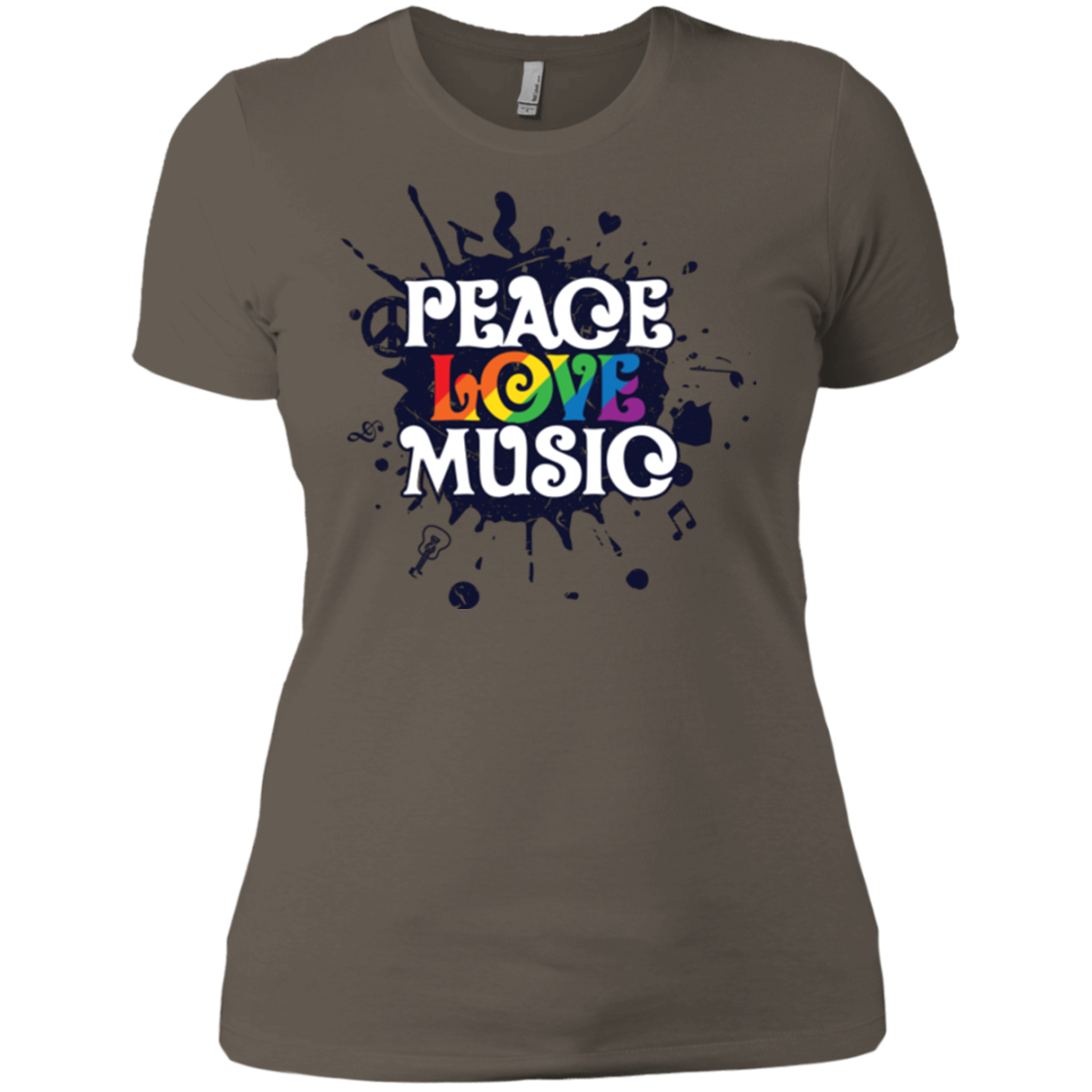 "Peace, Love, Music" T Shirt