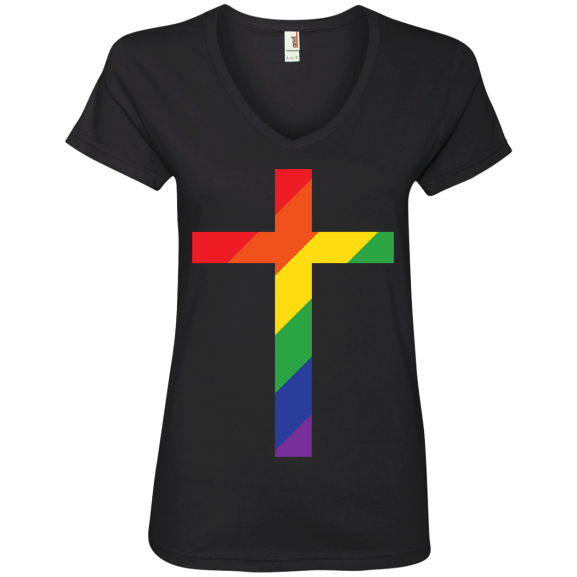 Exclusive "Rainbow Cross" T Shirt