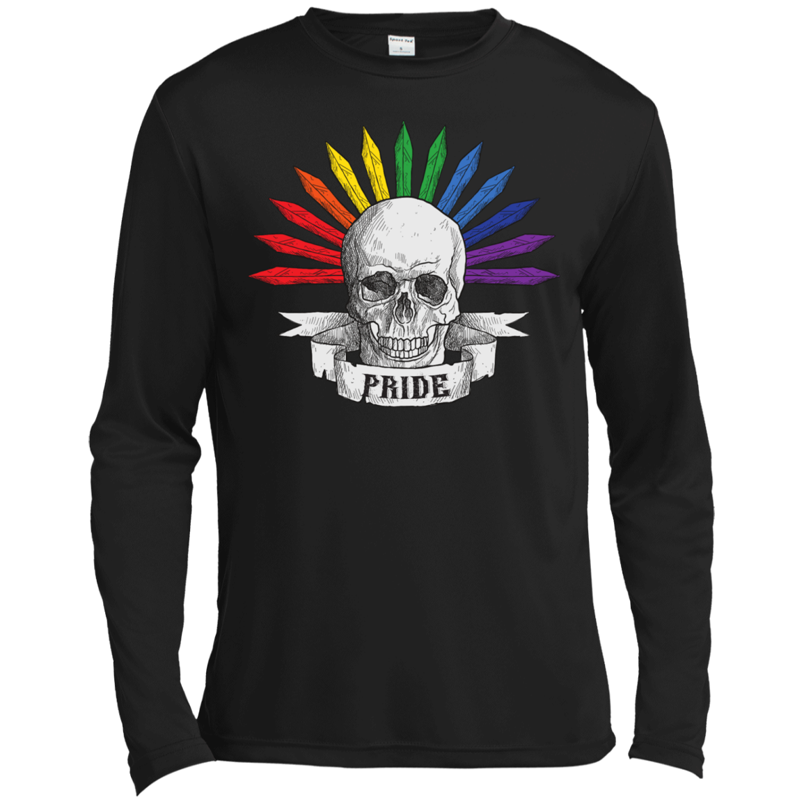 Gay Pride Halloween Skull Shirt