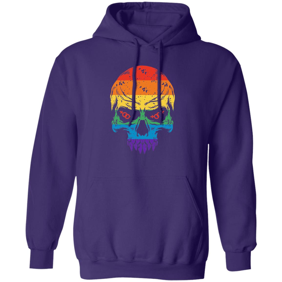 Rainbow Skull Halloween Shirt & Hoodie