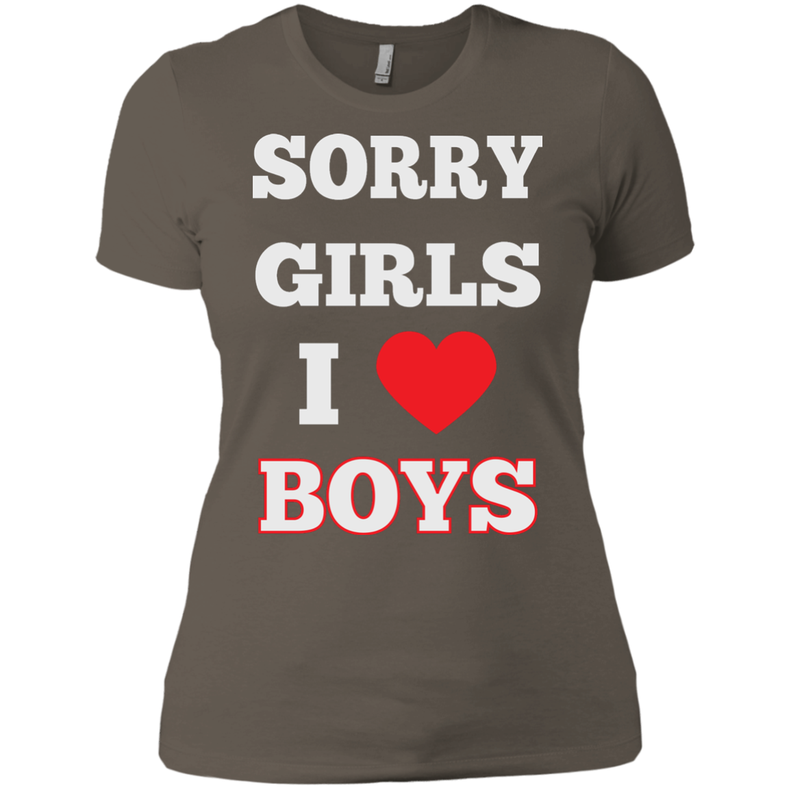 "Sorry Girls, I Love Boys" Gay Pride Tshirt Funny Quoted Gay Pride tshirt