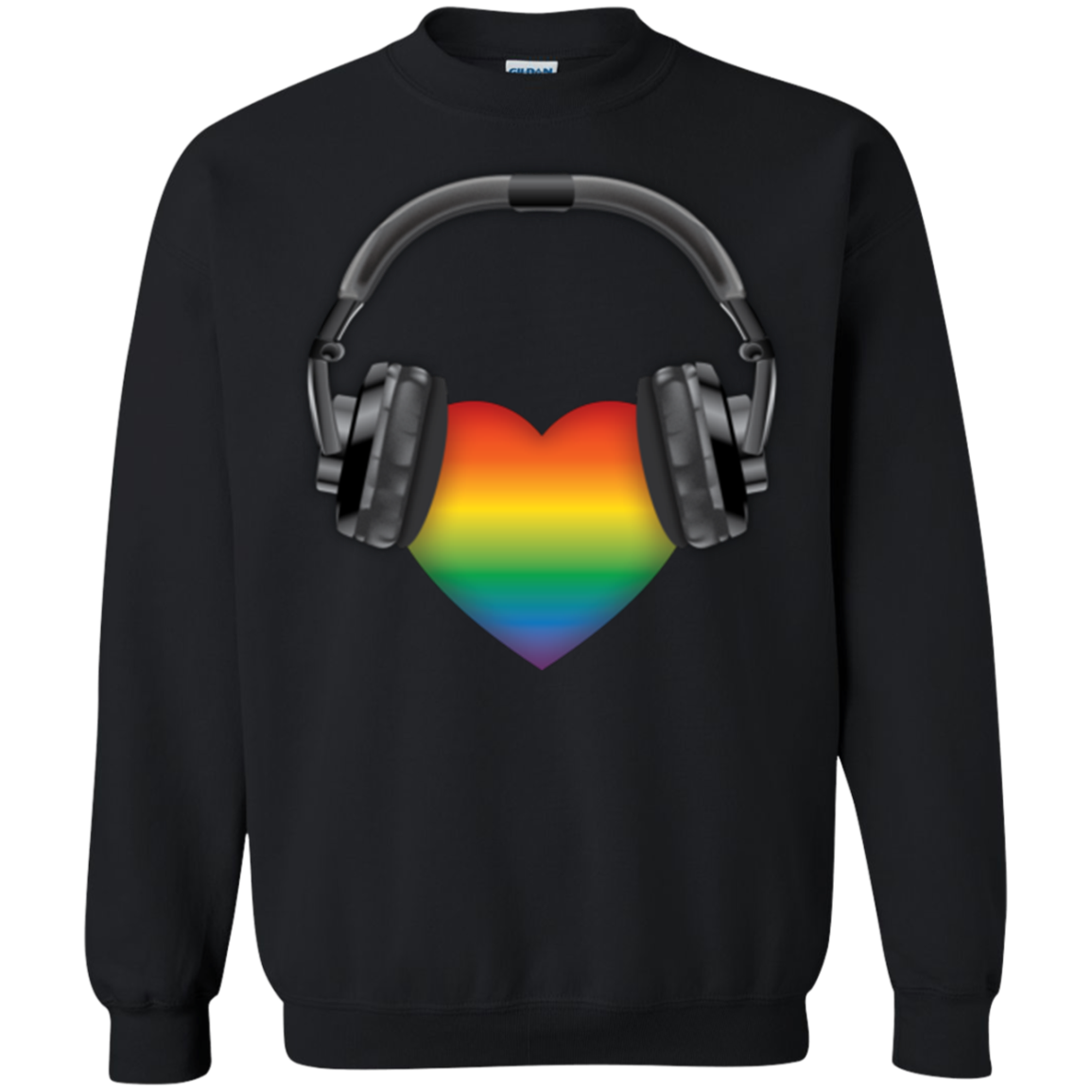 Listen to Your Heart LGBT Pride grey sweatshirt for men & women