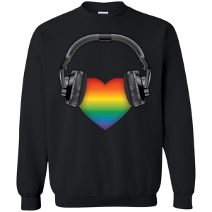 Listen to Your Heart LGBT Pride grey sweatshirt for men & women