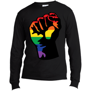 LGBT Pride Unity black long sleeves T shirt for men