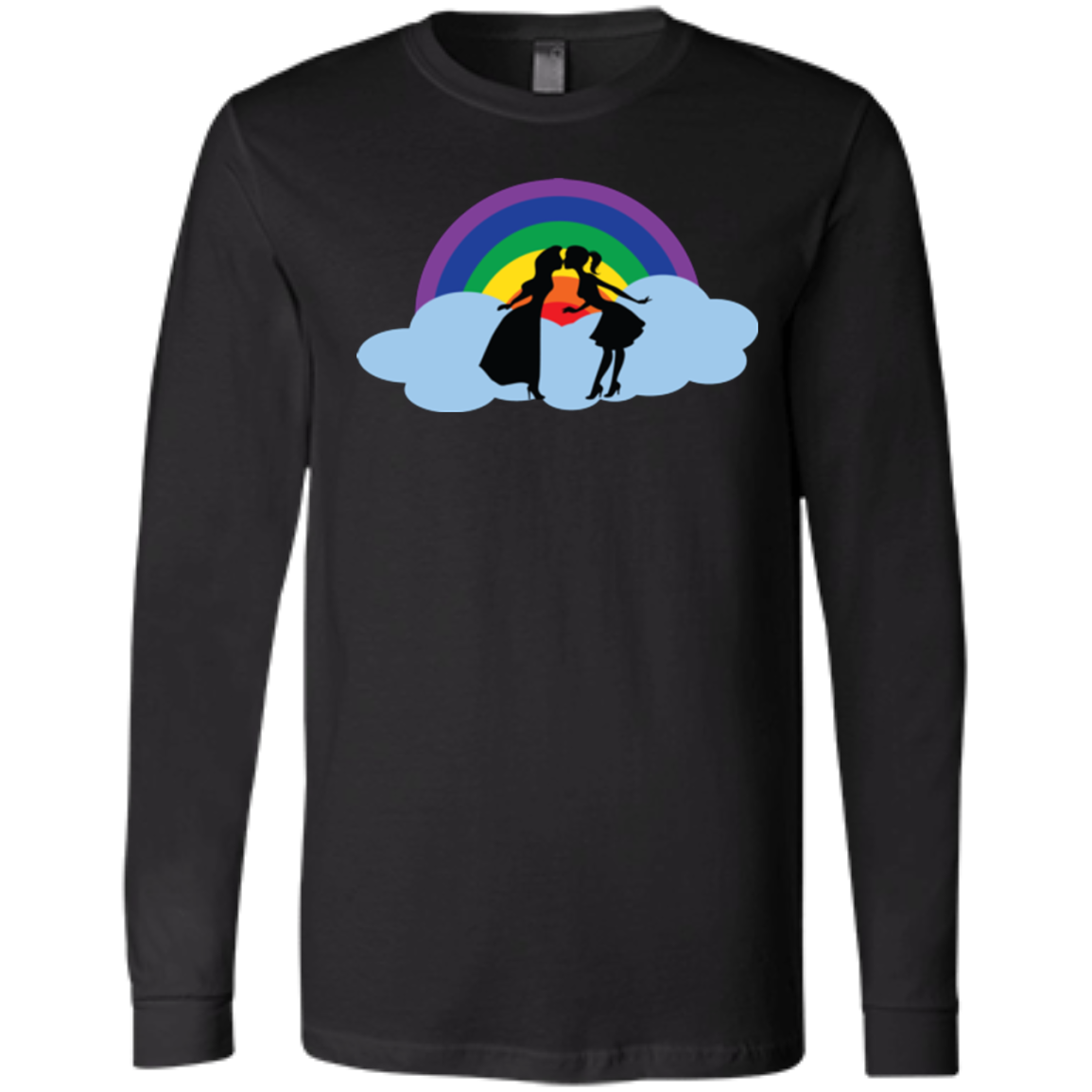 Two Girl Kissing Lesbian Couple Shirt