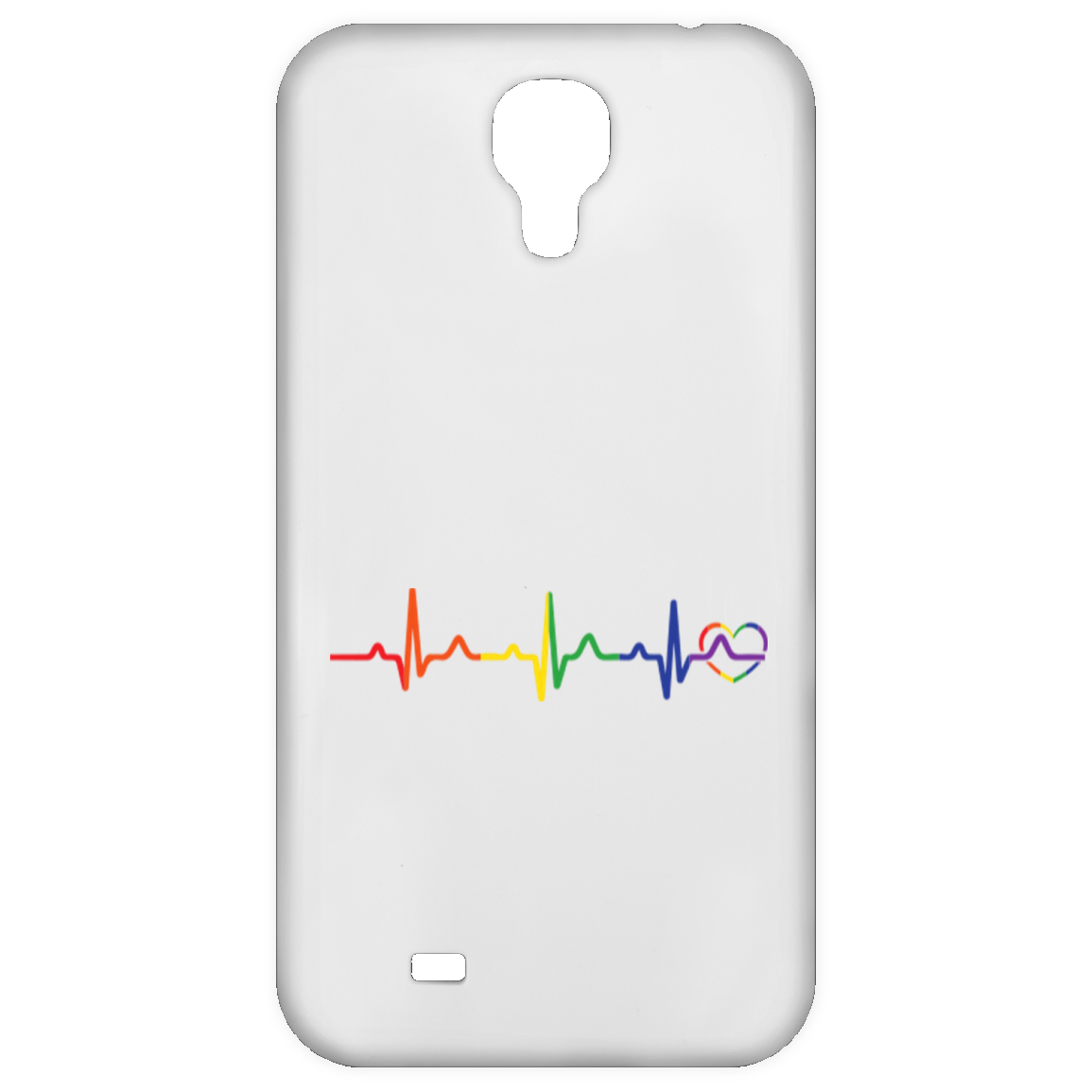 Rainbow Heartbeat Phone Case