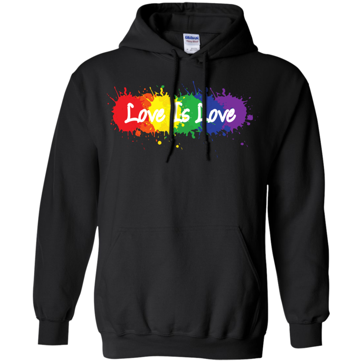  "Love is Love" grey Hoodie for men & women LGBT Pride Equality Hoodie for men & women