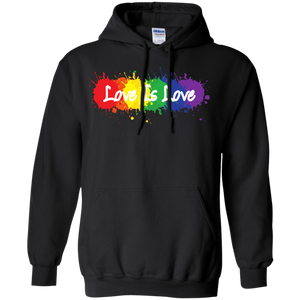  "Love is Love" grey Hoodie for men & women LGBT Pride Equality Hoodie for men & women