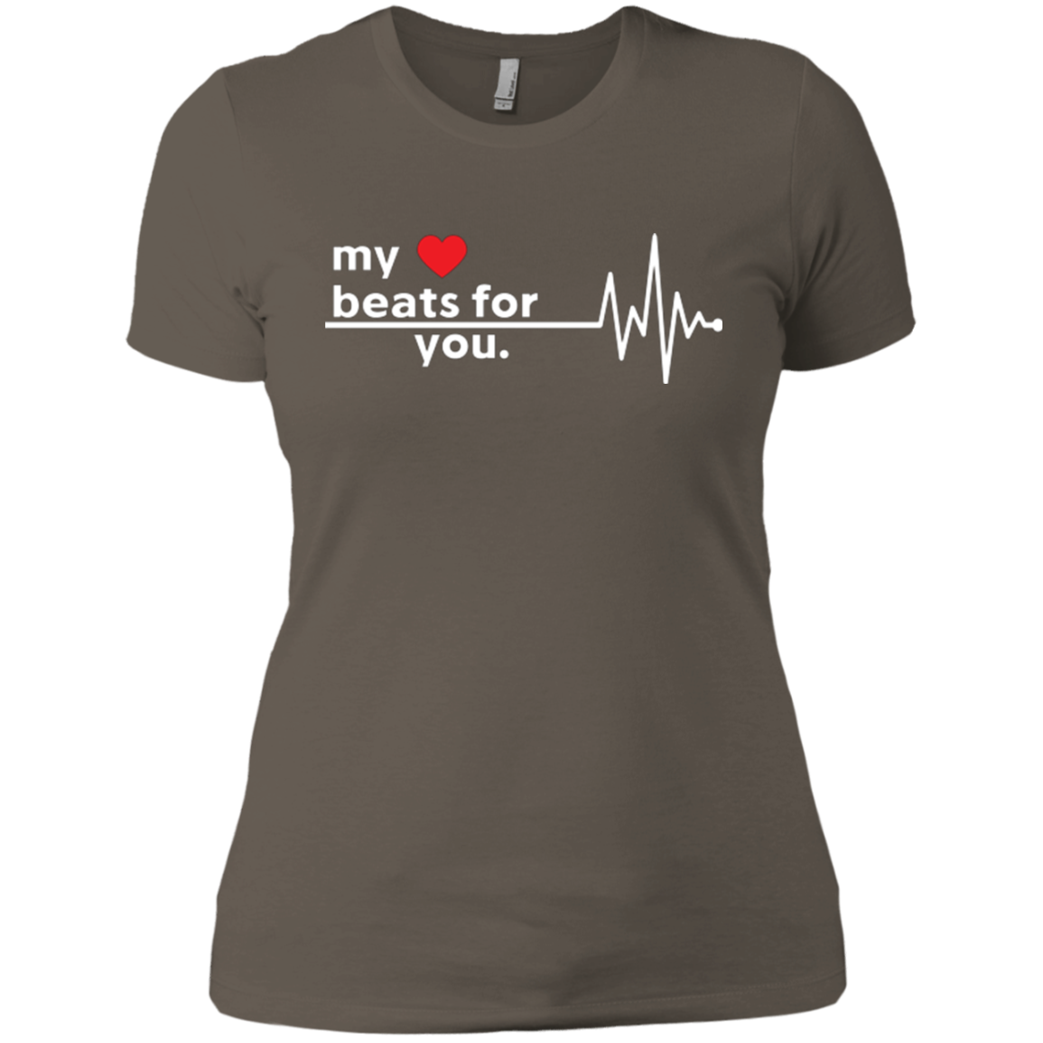 "My Heart Beats For You" Couple Shirt