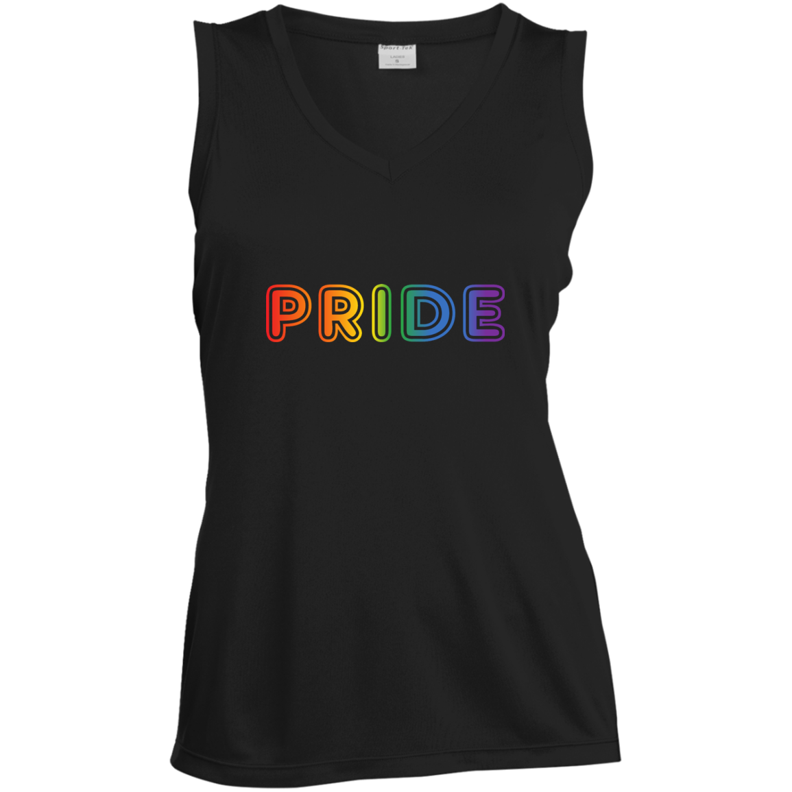 PRIDE Text in Rainbow Color Written Shirt