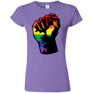 LGBT Pride Unity purple T shirt for women