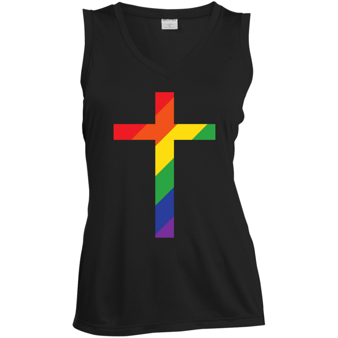 Exclusive "Rainbow Cross" T Shirt