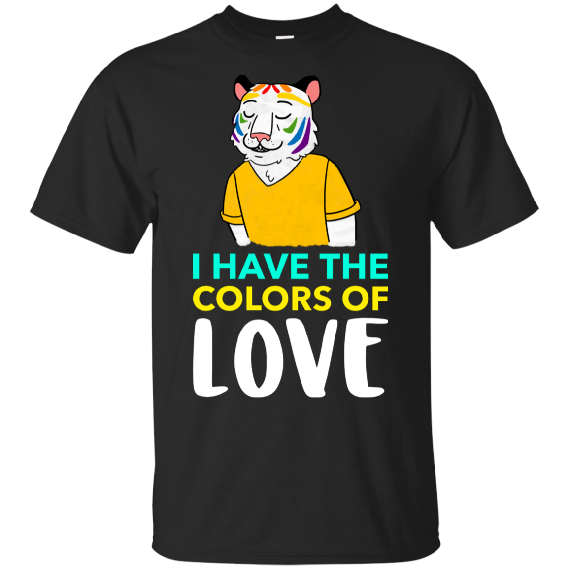 I have the colors of love pride shirt