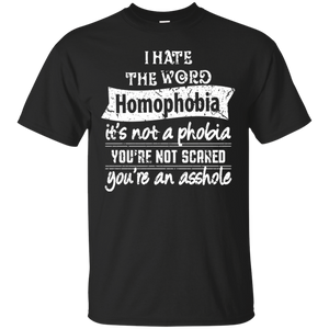 Anti Homophobia LGBT Shirt Gay pride ultra cotton tshirt for men