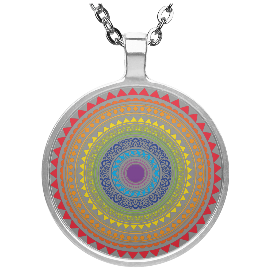 Rainbow Pride Healing Chakra Necklace