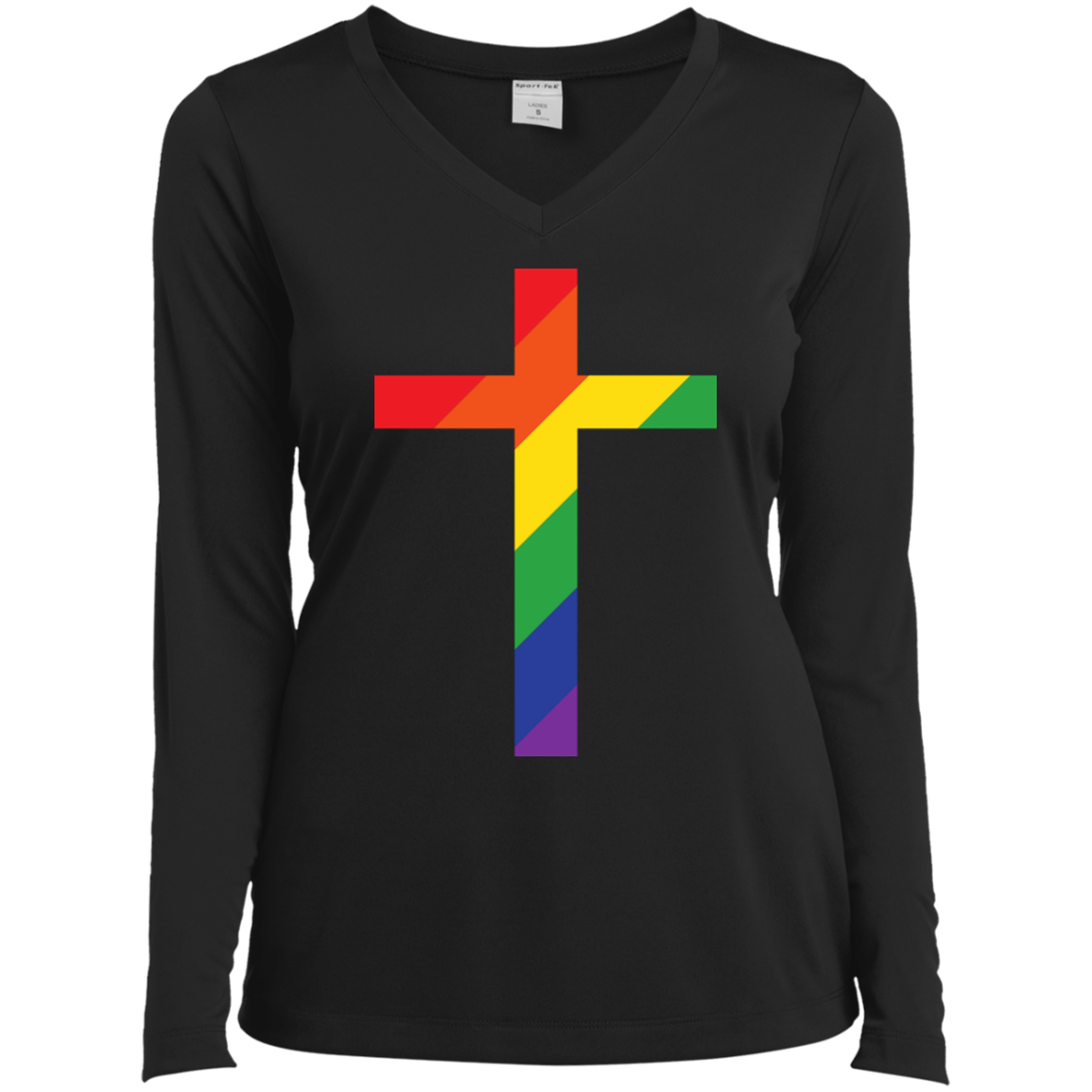 Exclusive "Rainbow Cross" T Shirt