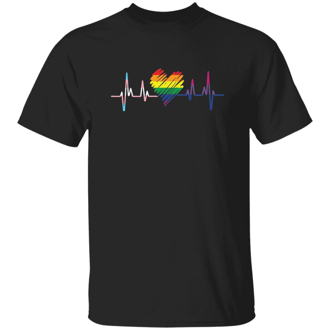 LGBTQ+ heartbeat apparel