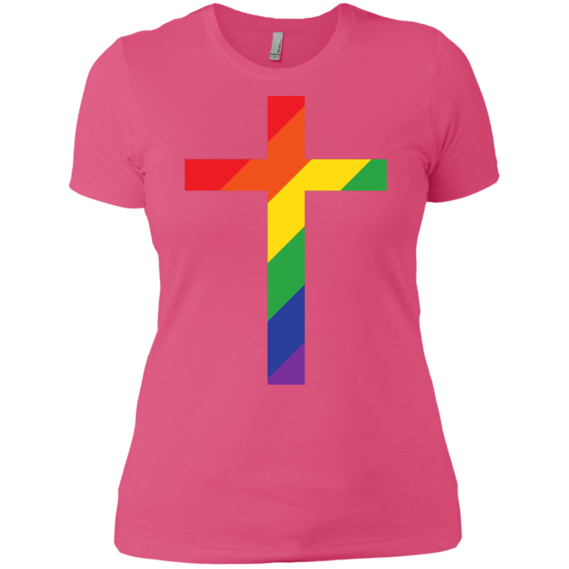 Exclusive "Rainbow Cross" T Shirt