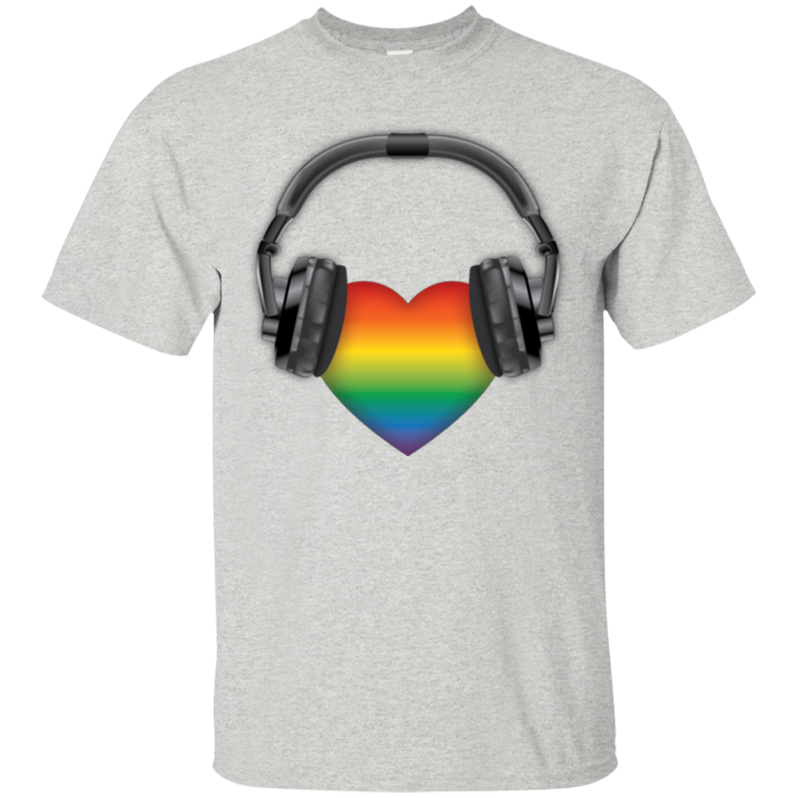 Listen to Your Heart LGBT Pride Tshirt for men