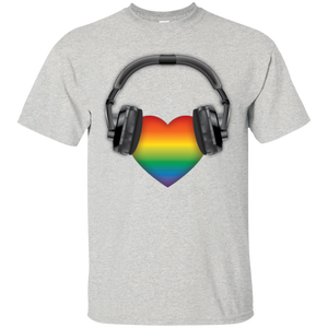 Listen to Your Heart LGBT Pride Tshirt for men