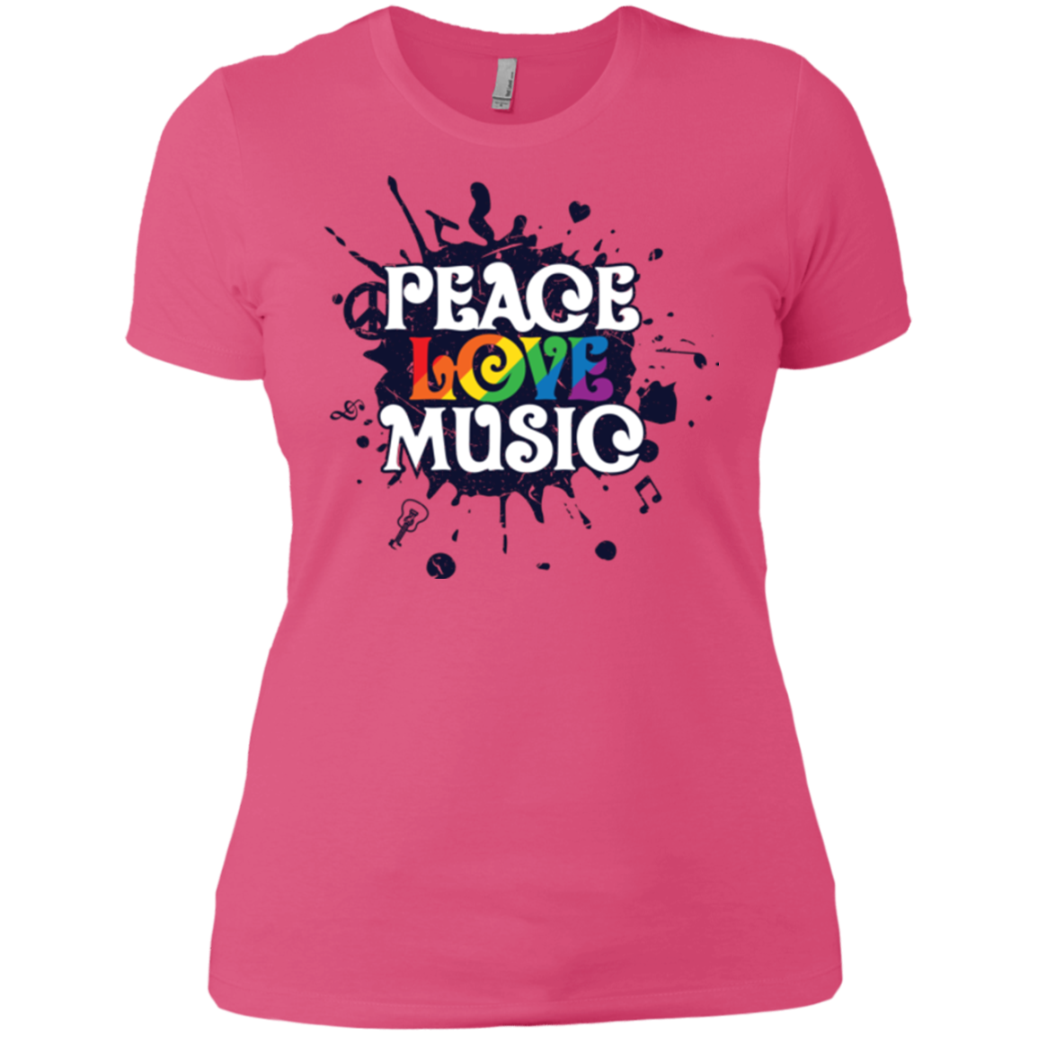 "Peace, Love, Music" T Shirt