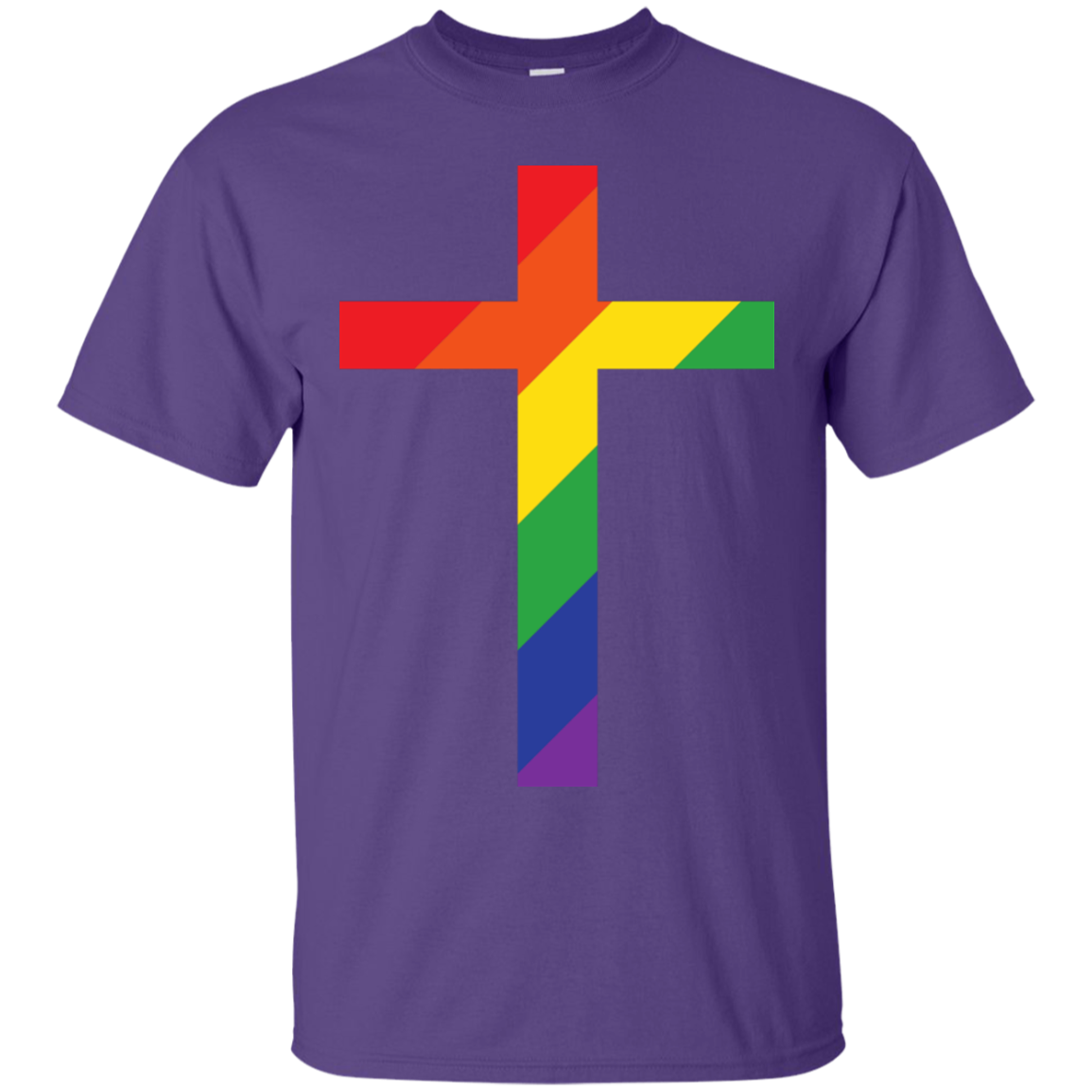 Exclusive "Rainbow Cross" T Shirt