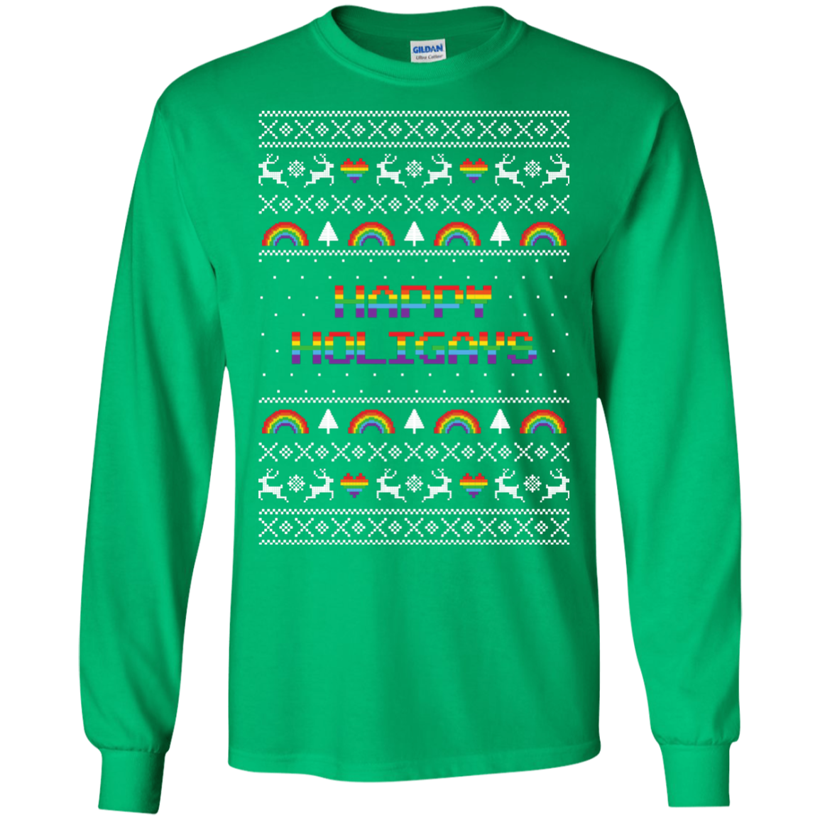 Happy Holigays Ugly Christmas Sweater