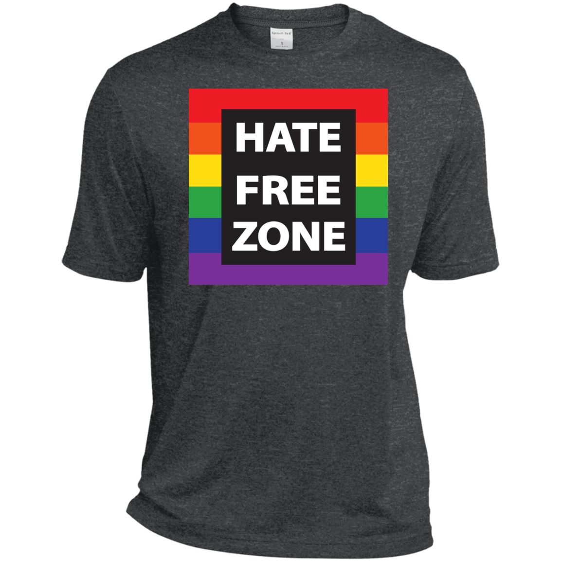 Hate Free Zone Pride T Shirt