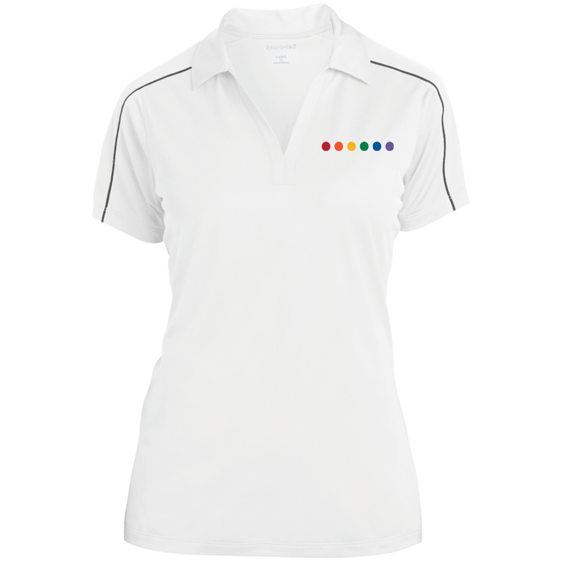 Rainbow Pride Womens Polo