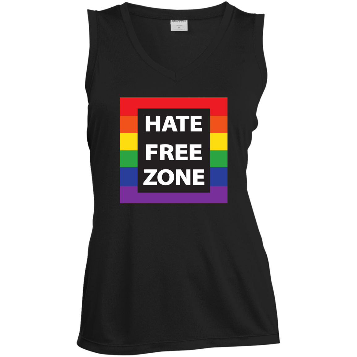 Hate Free Zone Pride T Shirt