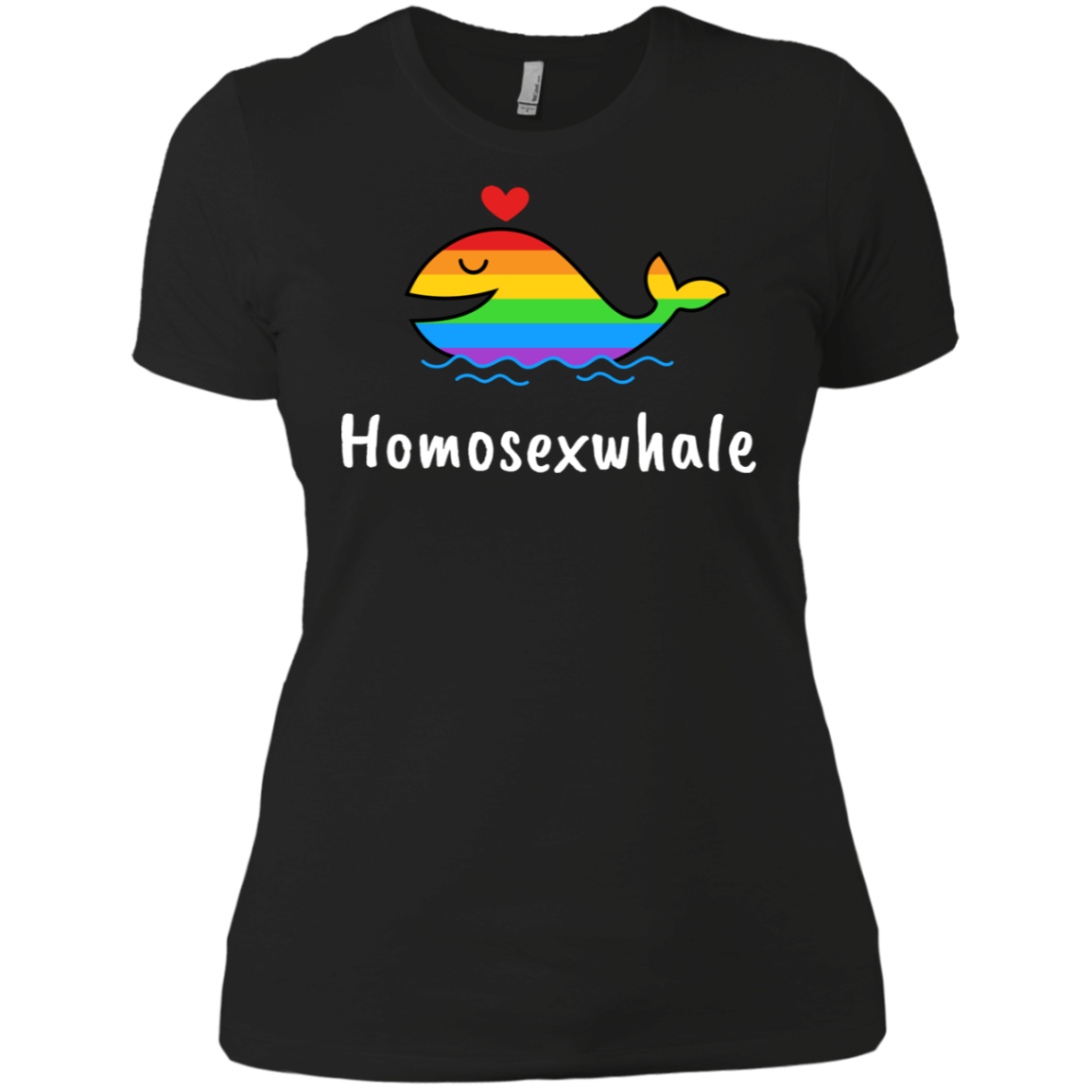 Homosexwhale Funny pride shirt