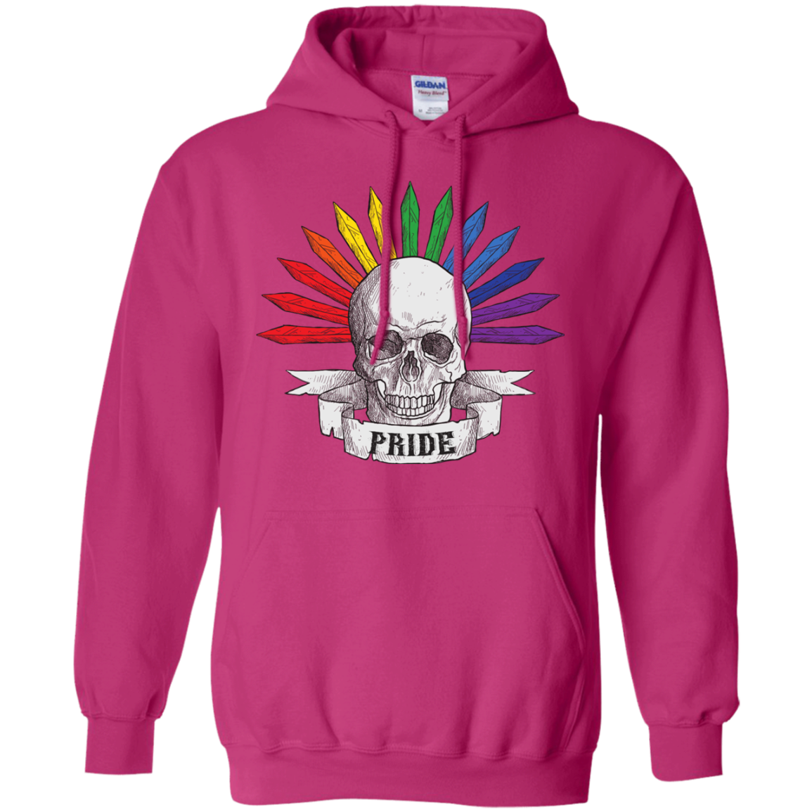 Gay Pride Halloween Skull Shirt