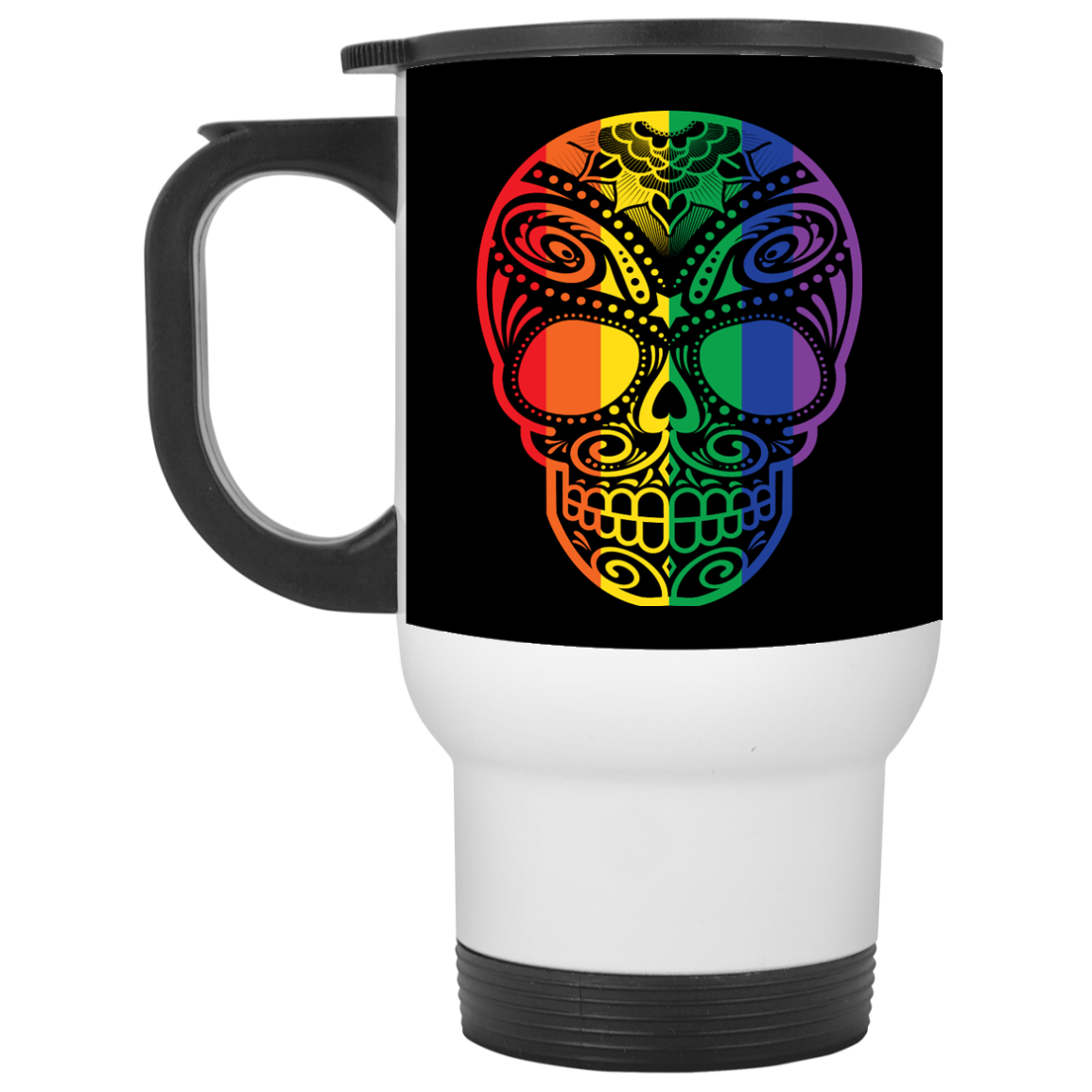 Skull Rainbow Mug