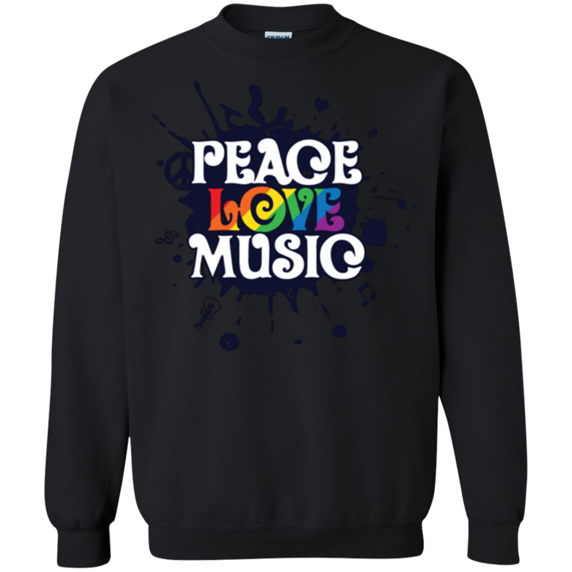 "Peace, Love, Music" T Shirt