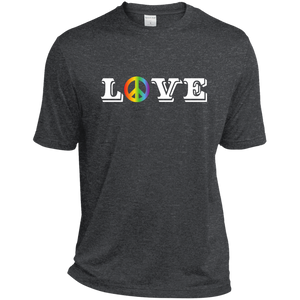 Love Peace symboll Gay Pride Shirt LGBT Pride tshirt for Men