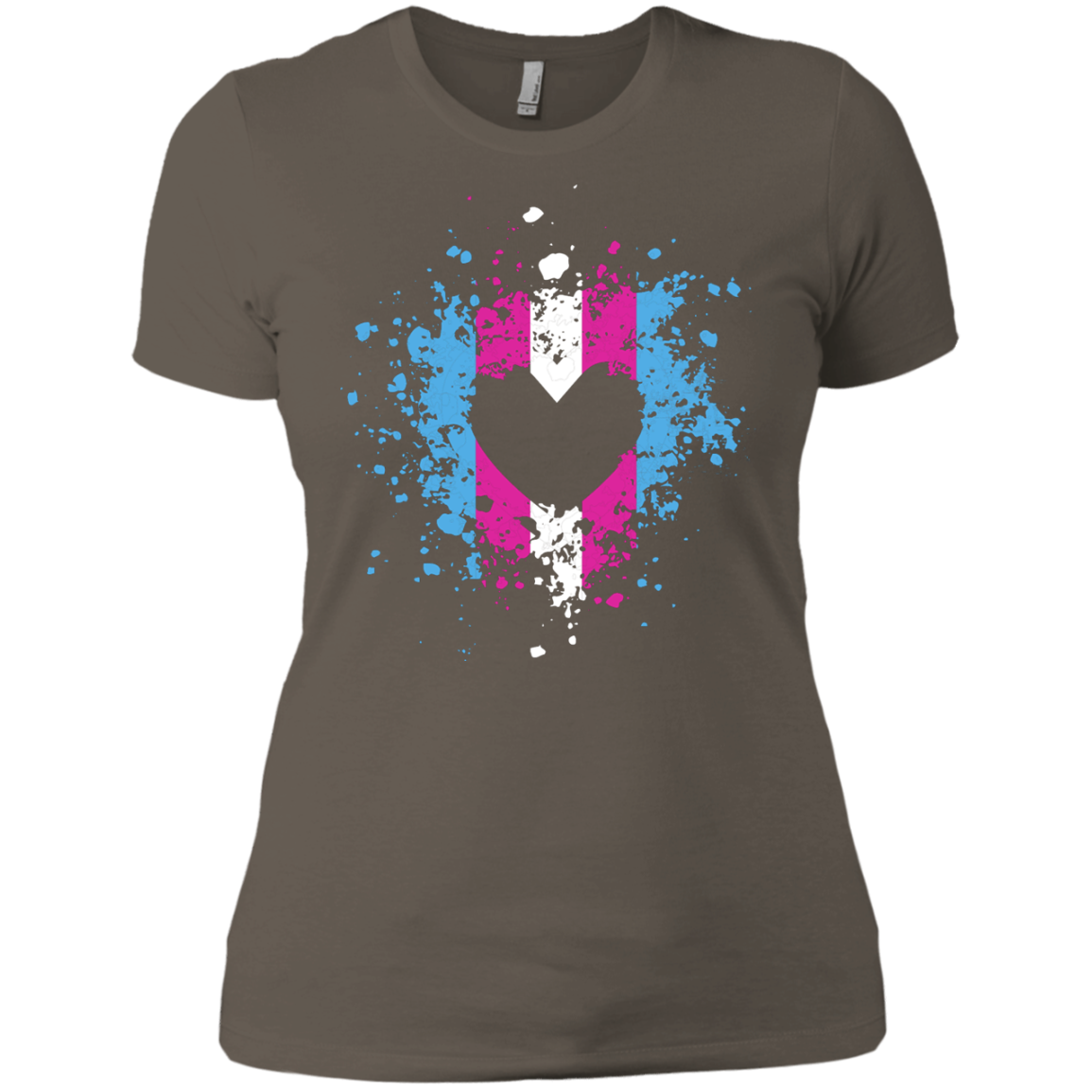 Trans Heart Pride Shirt for womens trans womens apparel 