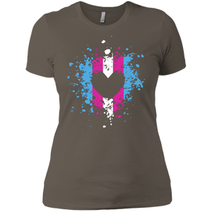 Trans Heart Pride Shirt for womens trans womens apparel 