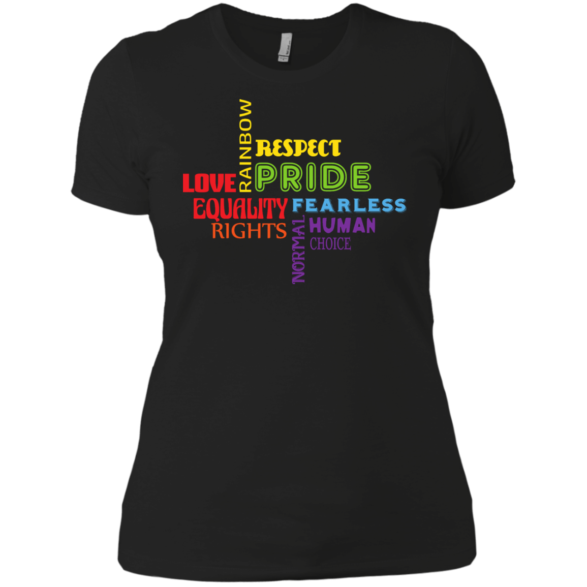 "Love Equality Rights" T Shirt for LGBT Community