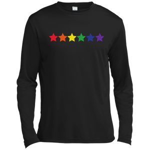 Rainbow Stars LGBT Pride Black sweatshirt for men